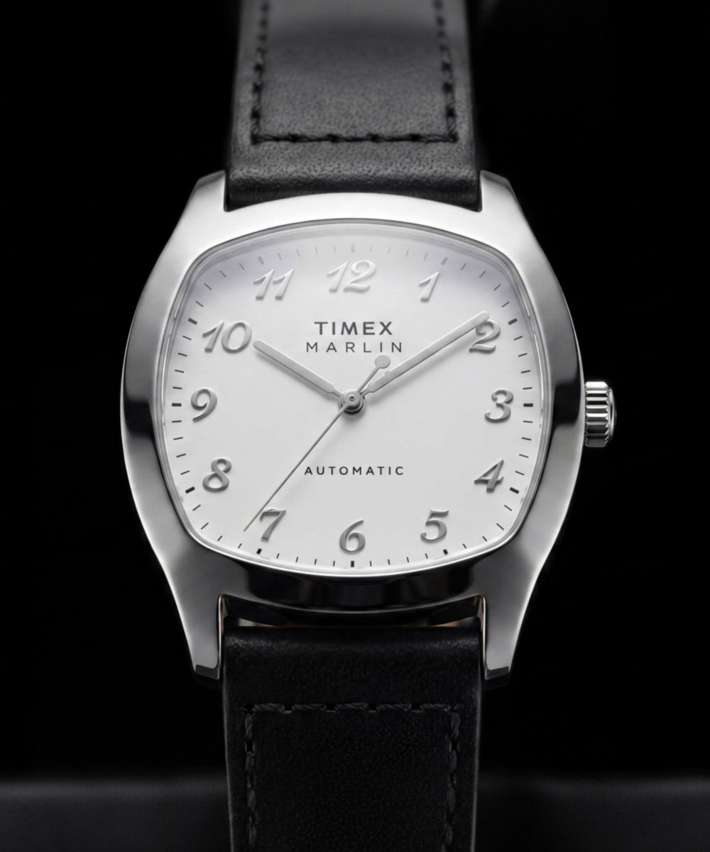Marlin Chatham Automatic 36mm Leather Strap Watch
