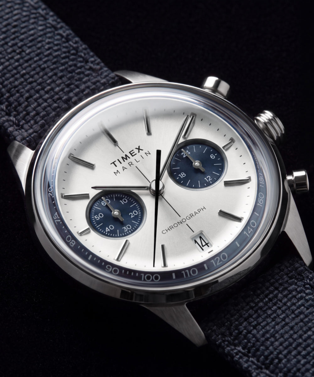 Marlin Jet Chronograph 40mm Fabric Strap Watch