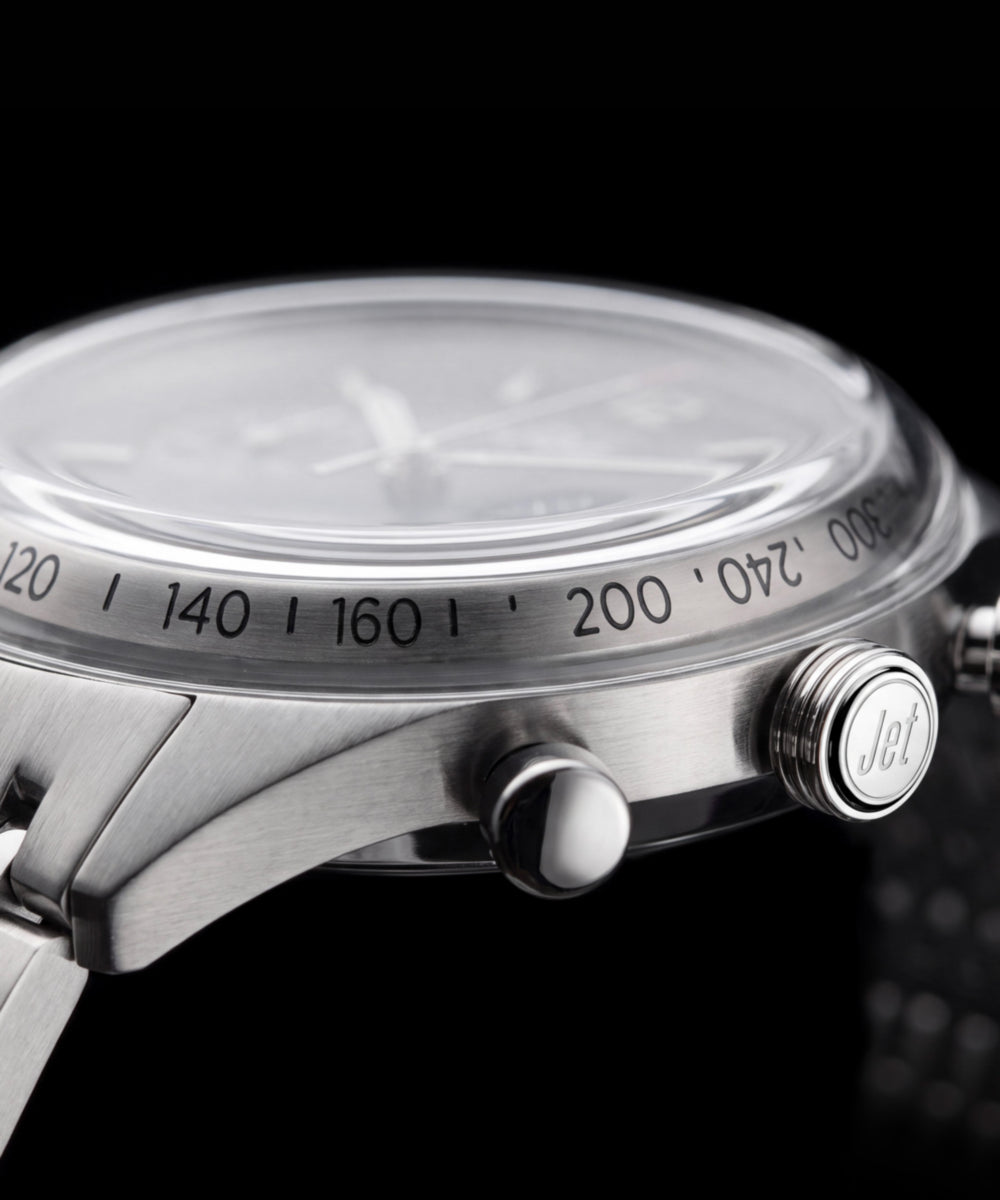 Marlin Jet Chronograph 40mm Stainless Steel Bracelet Watch