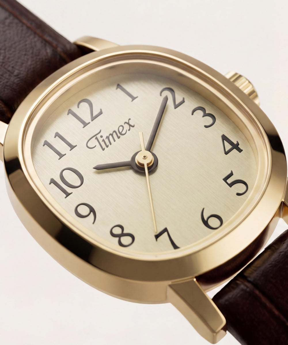 Cavatina Mini 17mm Leather Strap Watch
