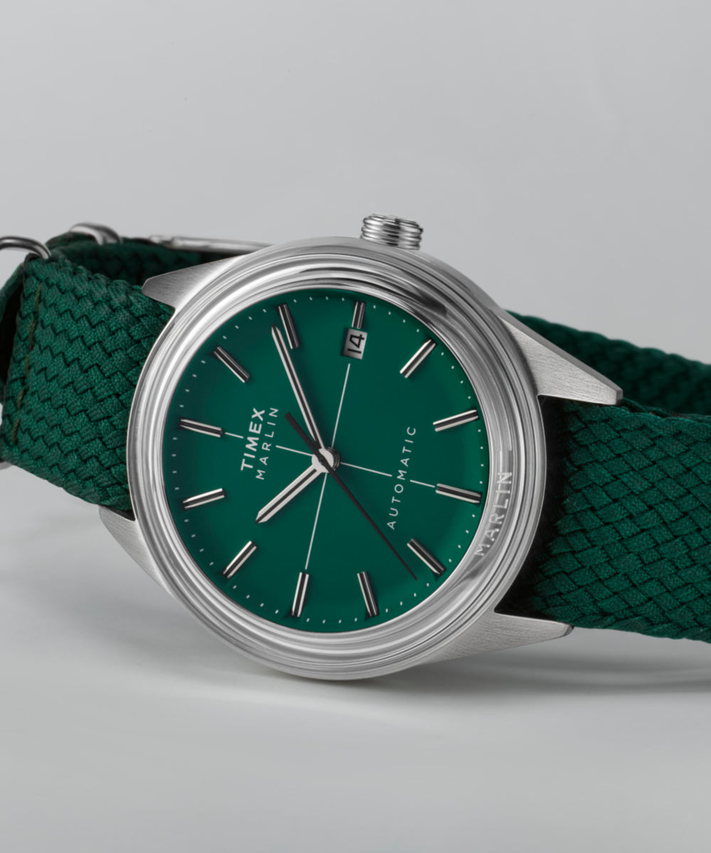 Marlin Jet Automatic 38mm Fabric Strap Watch
