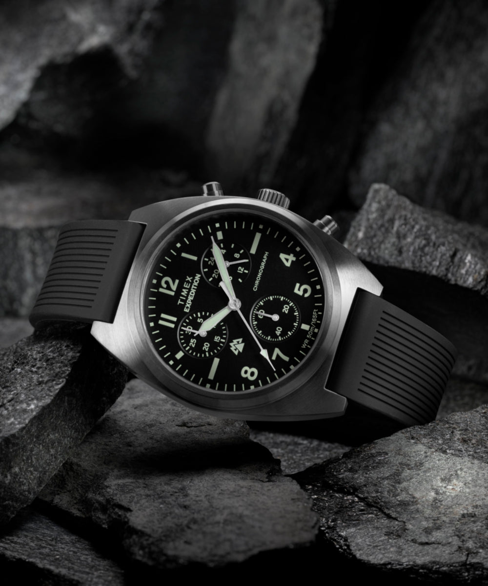 Expedition Capstone Chronograph 41mm Silicone Strap Watch