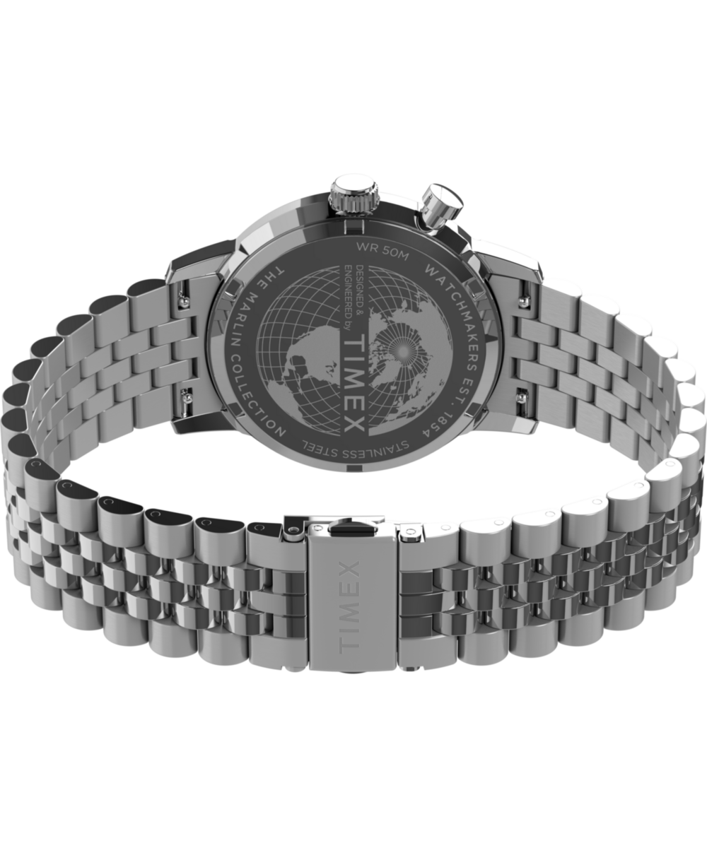 Marlin Moon Phase Multifunction 40mm Stainless Steel Bracelet Watch