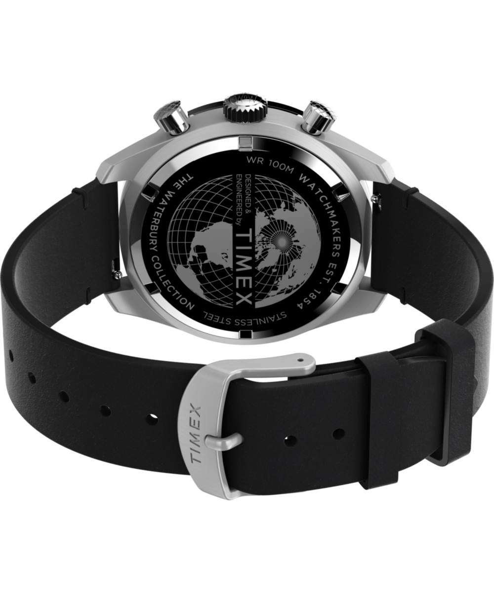 Waterbury Chronograph 41mm Leather Strap Watch