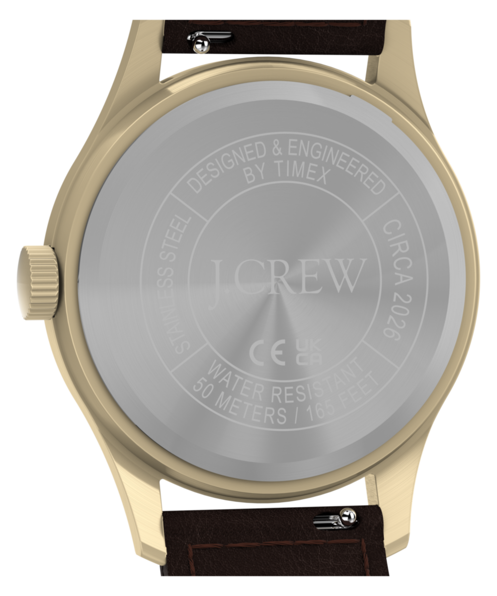 Timex MK1 for J.Crew 36mm Leather Strap Watch