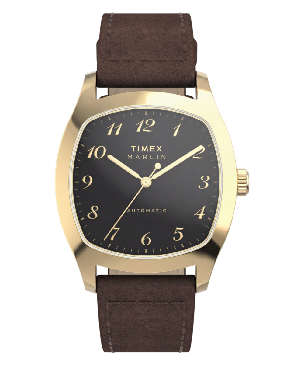 Marlin Chatham Automatic 36mm Leather Strap Watch