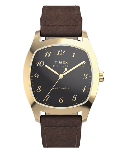 Marlin Chatham Automatic 36mm Leather Strap Watch