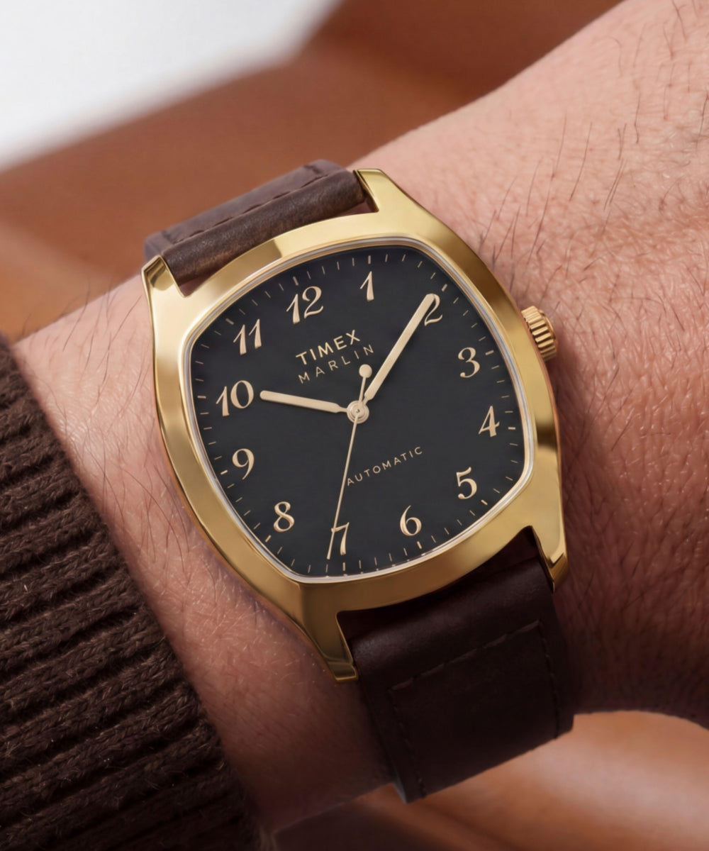 Marlin Chatham Automatic 36mm Leather Strap Watch