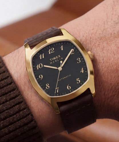 Marlin Chatham Automatic 36mm Leather Strap Watch