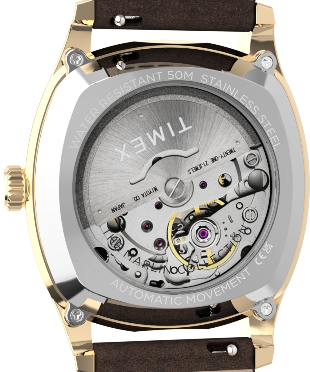 Marlin Chatham Automatic 36mm Leather Strap Watch