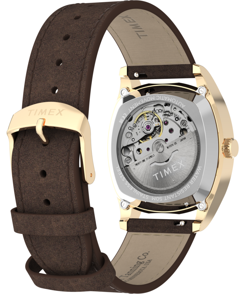 Marlin Chatham Automatic 36mm Leather Strap Watch