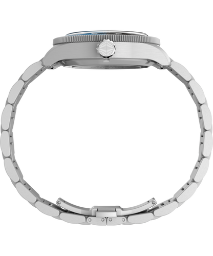 Pan Am x Timex Waterbury Automatic GMT 41.5mm Stainless Steel Bracel