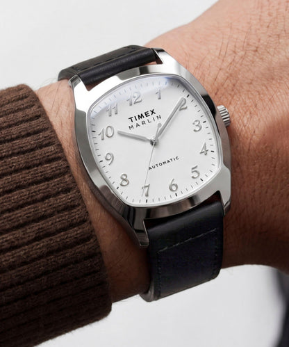 Marlin Chatham Automatic 36mm Leather Strap Watch