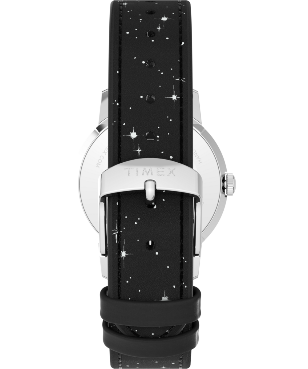 Peanuts x Timex Marlin Hand-Wound Space 34mm Leather Strap Watch