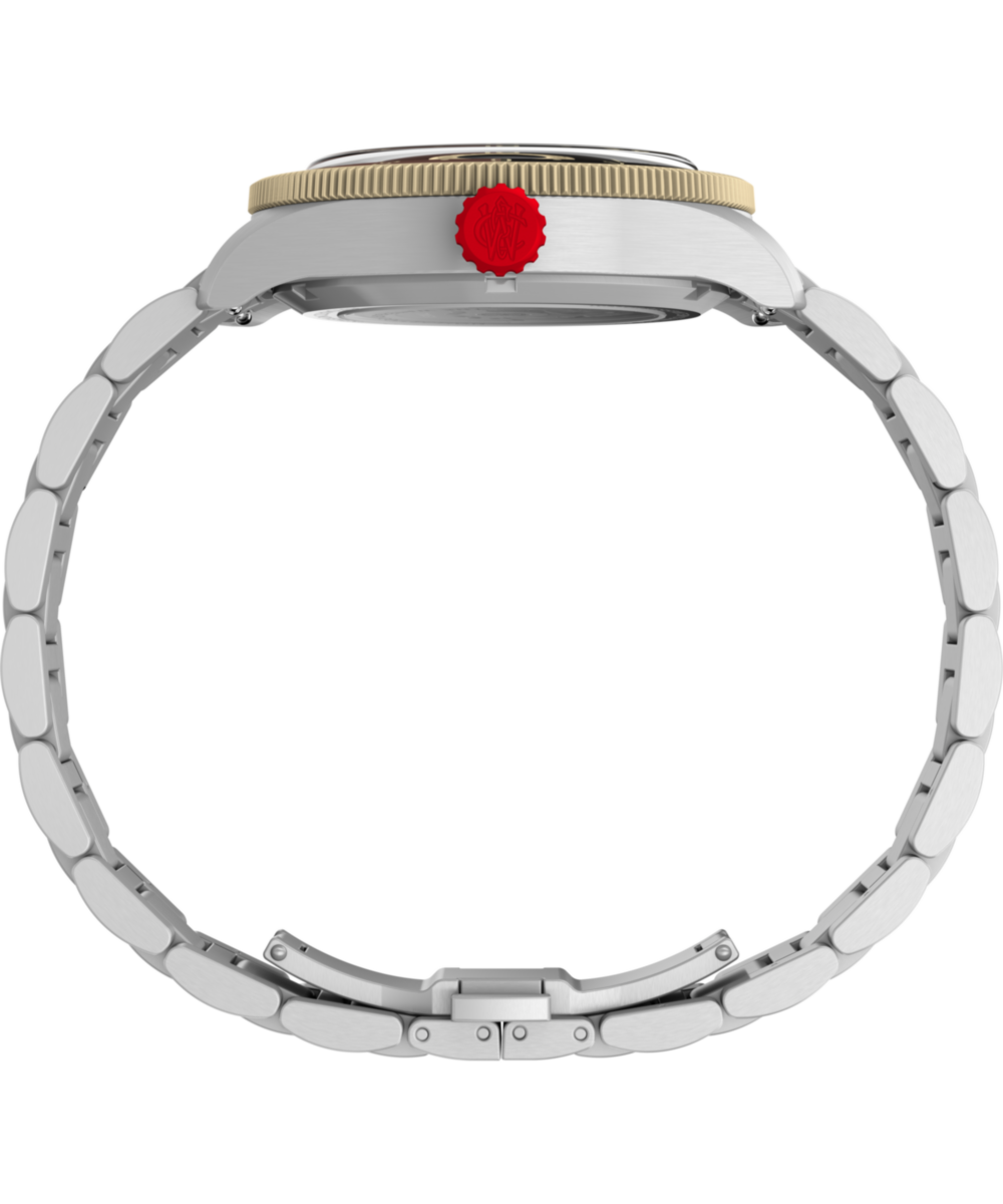 Waterbury Heritage Automatic GMT 41.5mm Stainless Steel Bracelet Watch