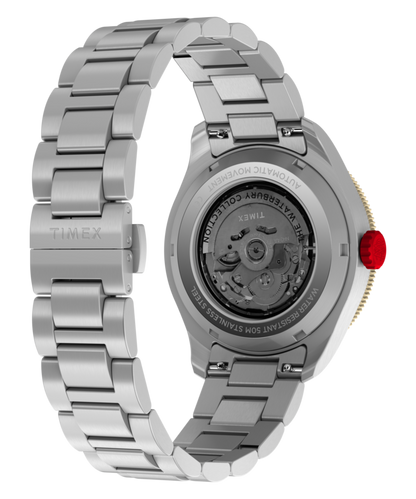 Waterbury Heritage Automatic GMT 41.5mm Stainless Steel Bracelet Watch