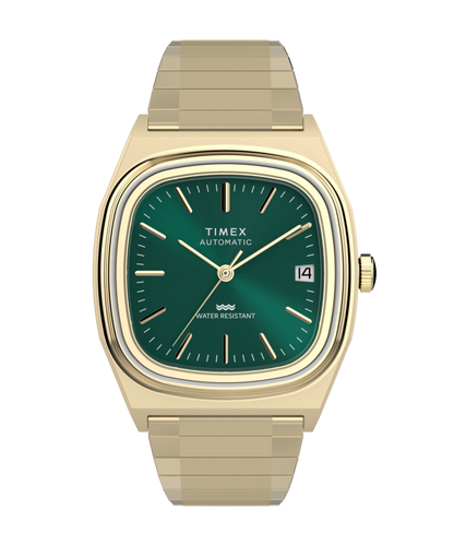 Timex Automatic 1983 E Line 34mm Stainless Steel Expansion Band Watch
