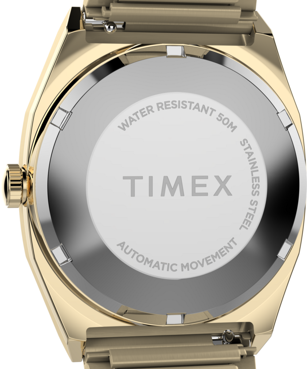 Timex Automatic 1983 E Line 34mm Stainless Steel Expansion Band Watch