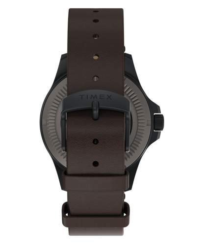 Expedition Field Post Titanium Automatic 41mm Leather Strap Watch