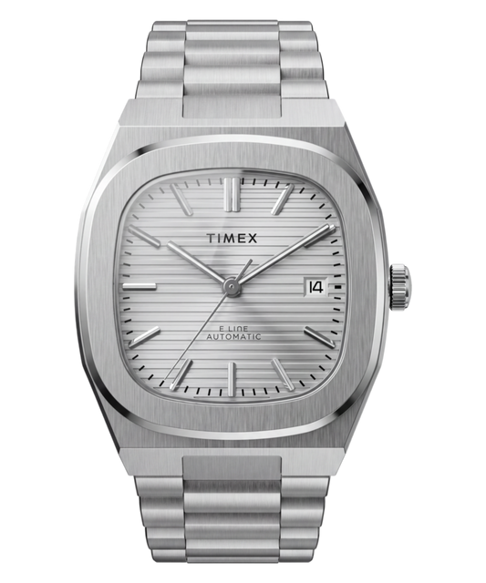 Timex Automatic E Line 38mm Stainless Steel Bracelet Watch