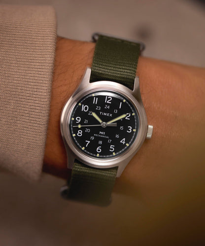 MK1 Hand-Wound 36mm Fabric Strap Watch