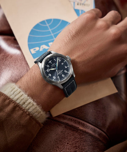 Pan Am x Timex Waterbury Automatic Ace 41mm Leather Strap Watch