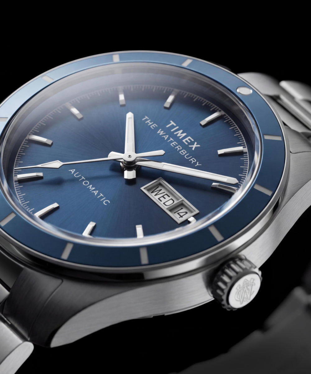Waterbury Heritage Automatic 39mm Stainless Steel Bracelet Watch