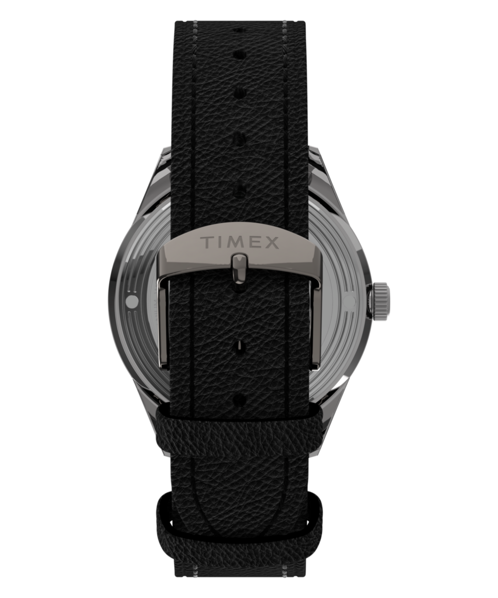 Marlin Jet Titanium Automatic GMT 40mm Leather Strap Watch