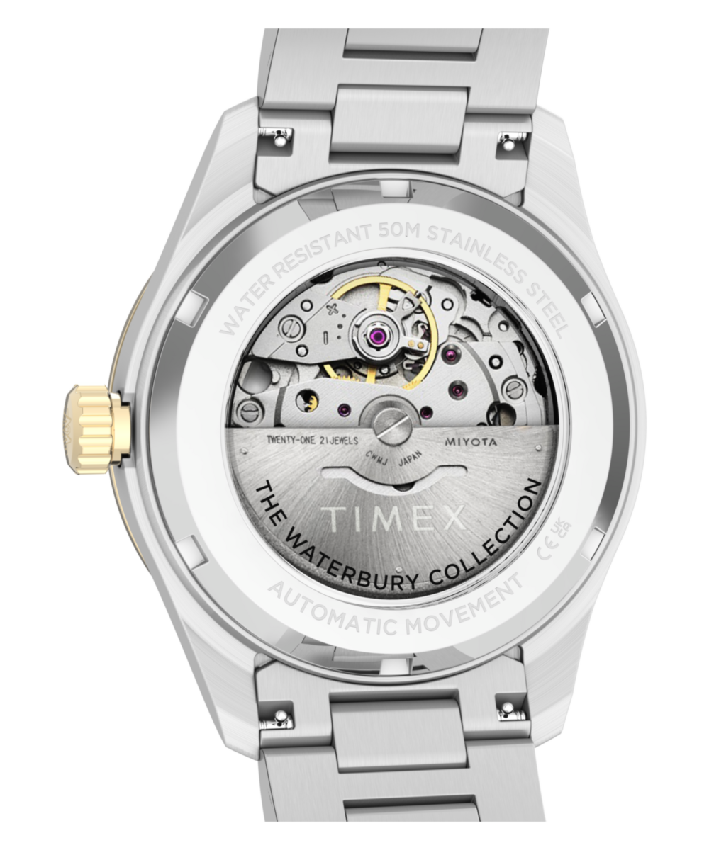 Waterbury Heritage Automatic 39mm Stainless Steel Bracelet Watch