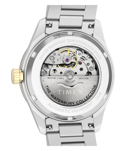 Waterbury Heritage Automatic 39mm Stainless Steel Bracelet Watch