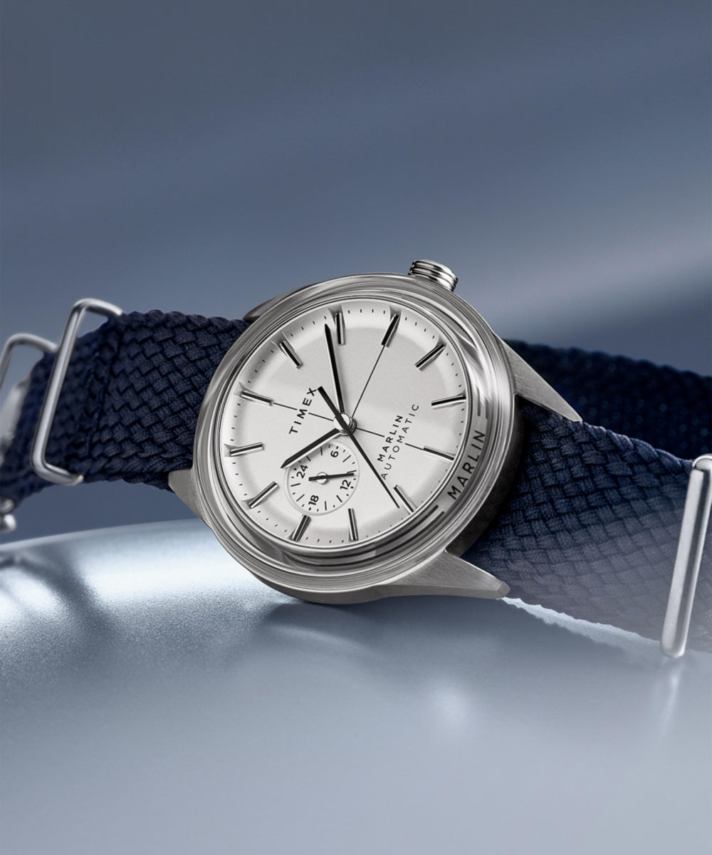 Marlin Jet Automatic 38mm Fabric Strap Watch