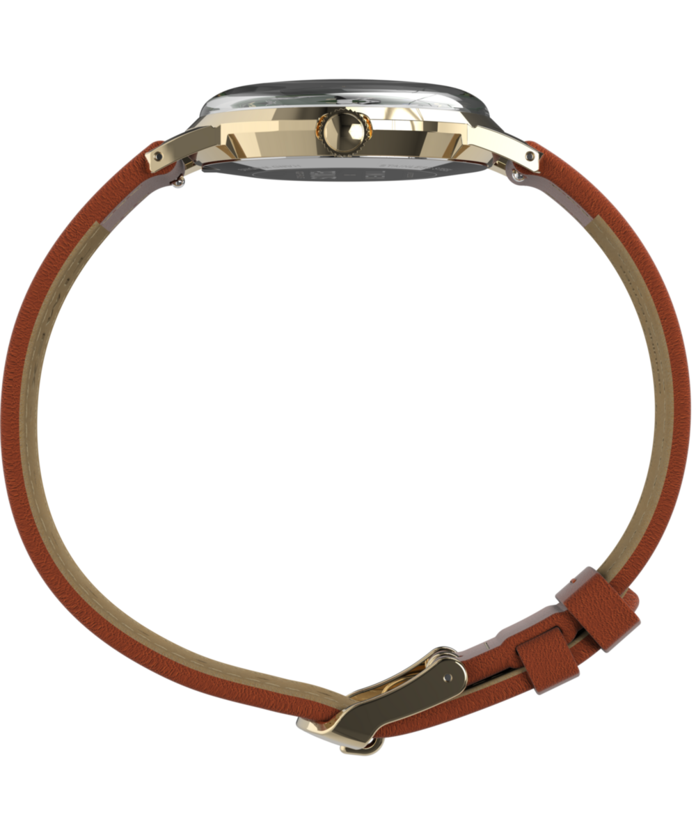 Peanuts x Timex Marlin Hand-Wound Snoopy Tennis 34mm Leather Strap W
