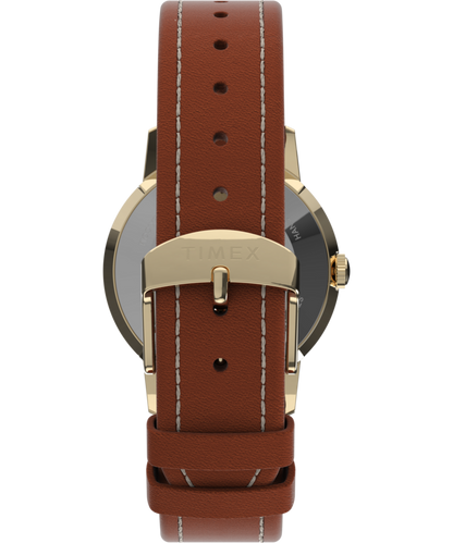 Peanuts x Timex Marlin Hand-Wound Snoopy Tennis 34mm Leather Strap W