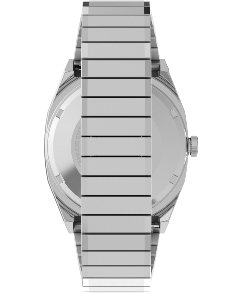 Timex Automatic 1983 E Line Reissue 34mm Stainless Steel Expansion Ba