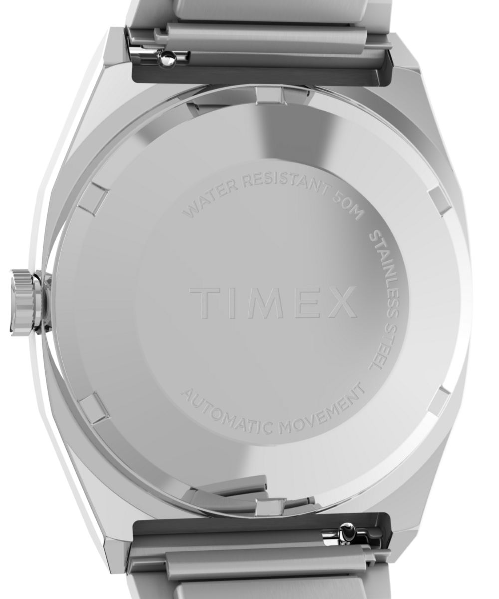 Timex Automatic 1983 E Line Reissue 34mm Stainless Steel Expansion Ba