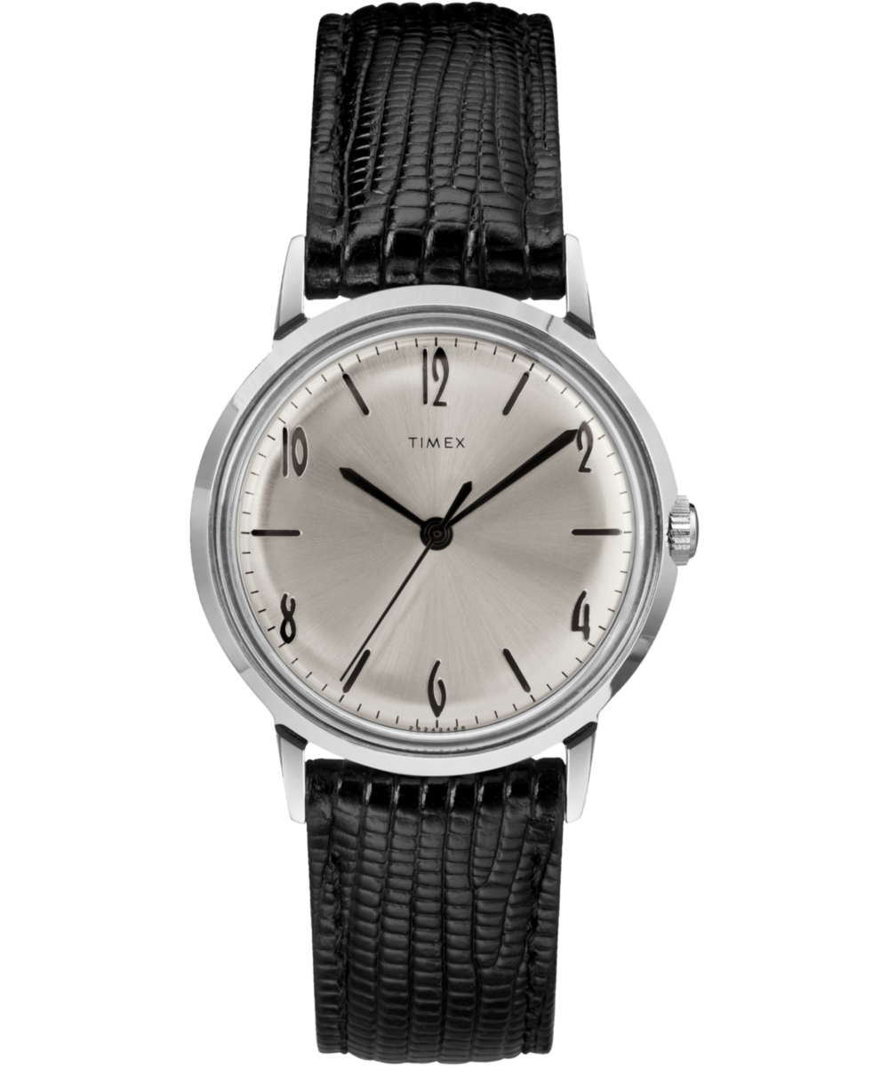 Marlin 1965 Reissue Hand-Wound 34mm Leather Strap Watch