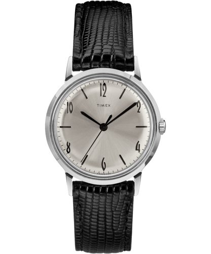Marlin 1965 Reissue Hand-Wound 34mm Leather Strap Watch