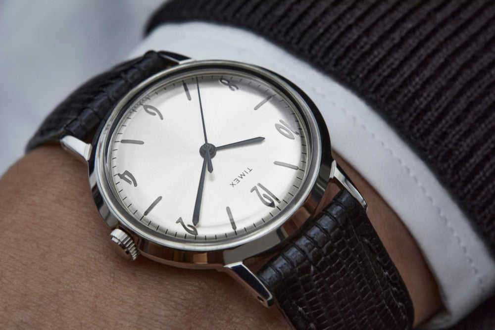 Marlin 1965 Reissue Hand-Wound 34mm Leather Strap Watch