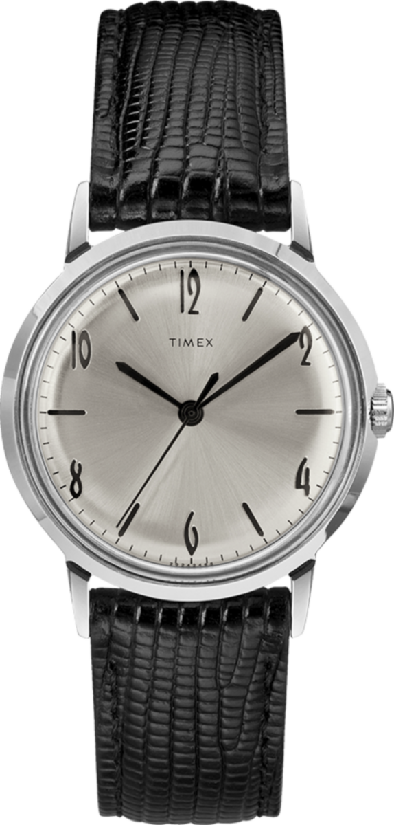 Marlin 1965 Reissue Hand-Wound 34mm Leather Strap Watch