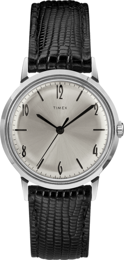 Marlin 1965 Reissue Hand-Wound 34mm Leather Strap Watch