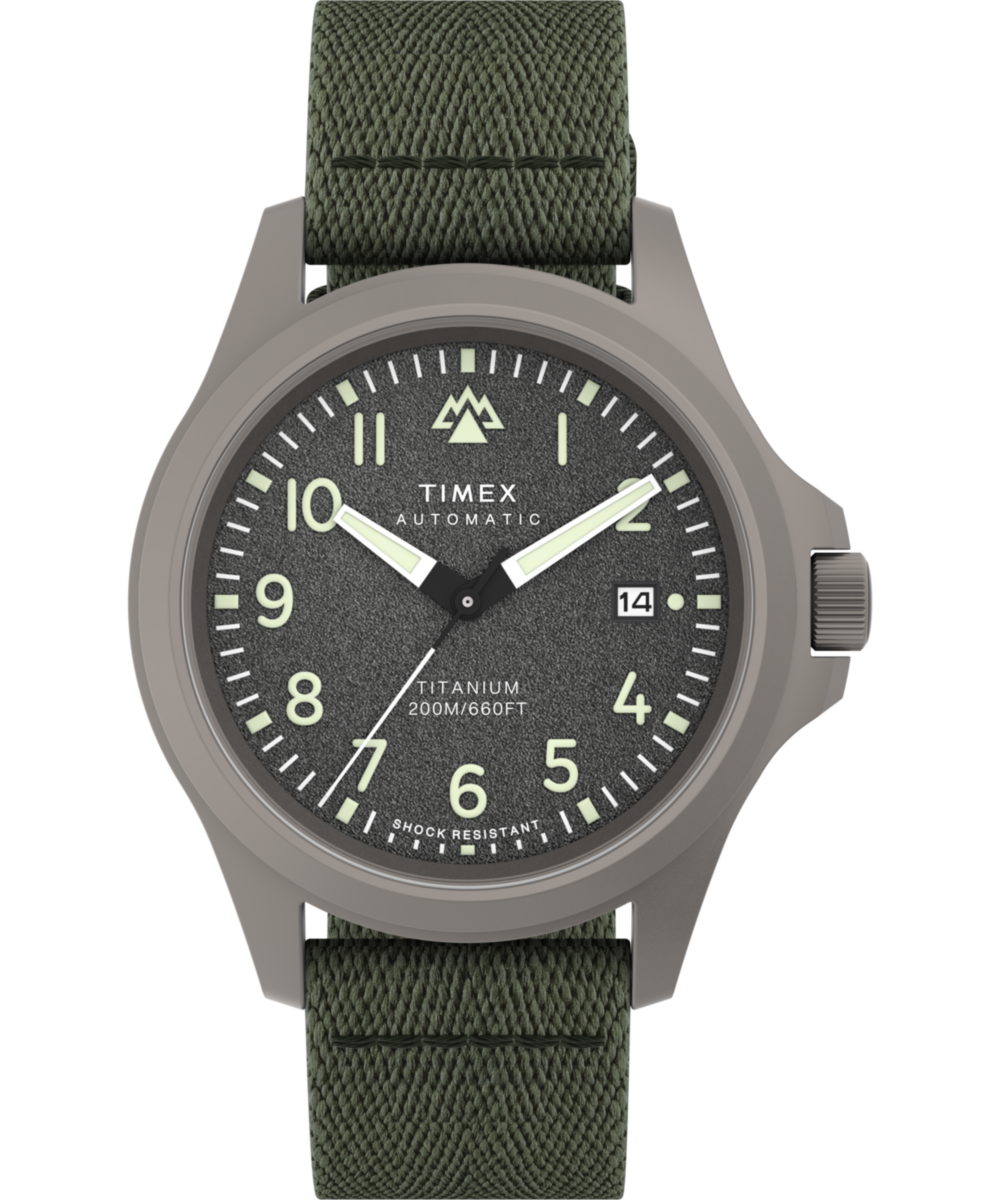 Expedition Field Post Titanium Automatic 41mm Recycled Fabric Strap W