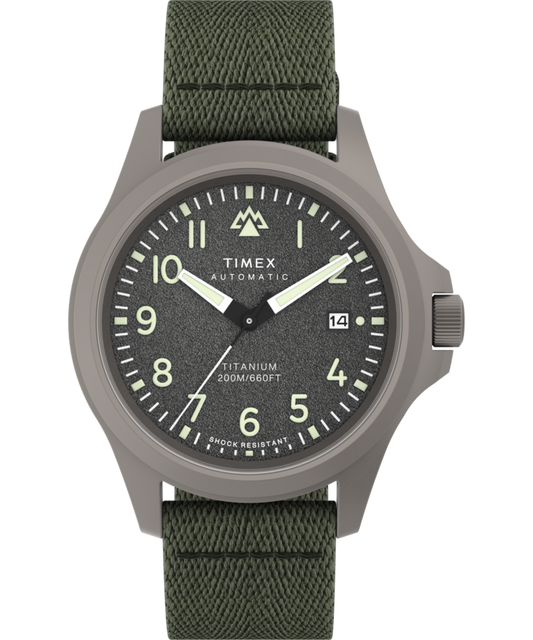 Expedition Field Post Titanium Automatic 41mm Recycled Fabric Strap W