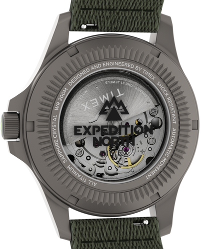 Expedition Field Post Titanium Automatic 41mm Recycled Fabric Strap W