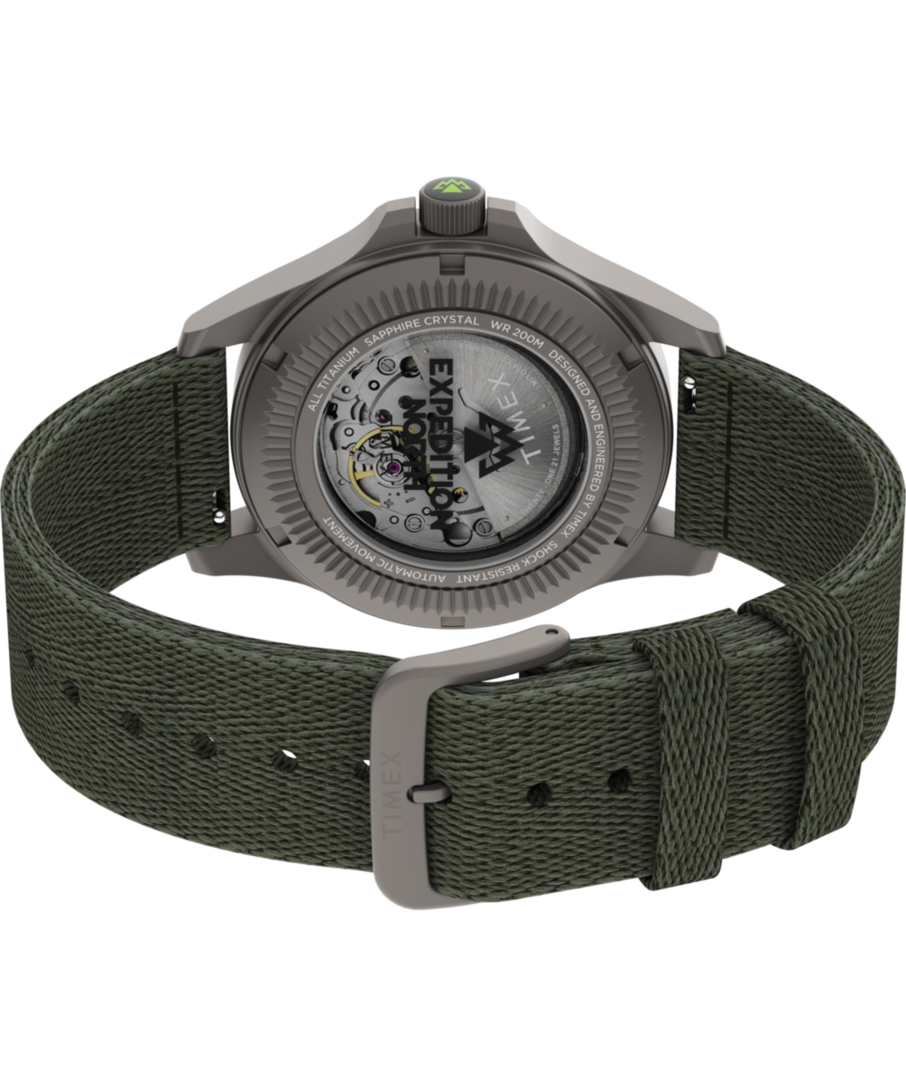 Expedition Field Post Titanium Automatic 41mm Recycled Fabric Strap W