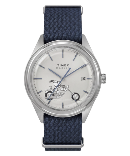 Peanuts x Timex Marlin Jet Automatic Easy Rider 38mm Fabric Strap Wa