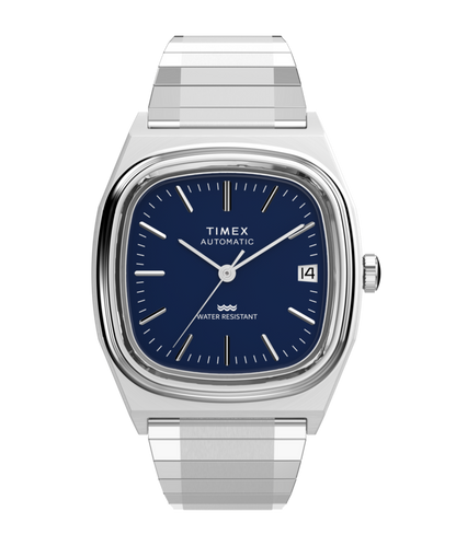 Timex Automatic 1983 E Line 34mm Stainless Steel Expansion Band Watch