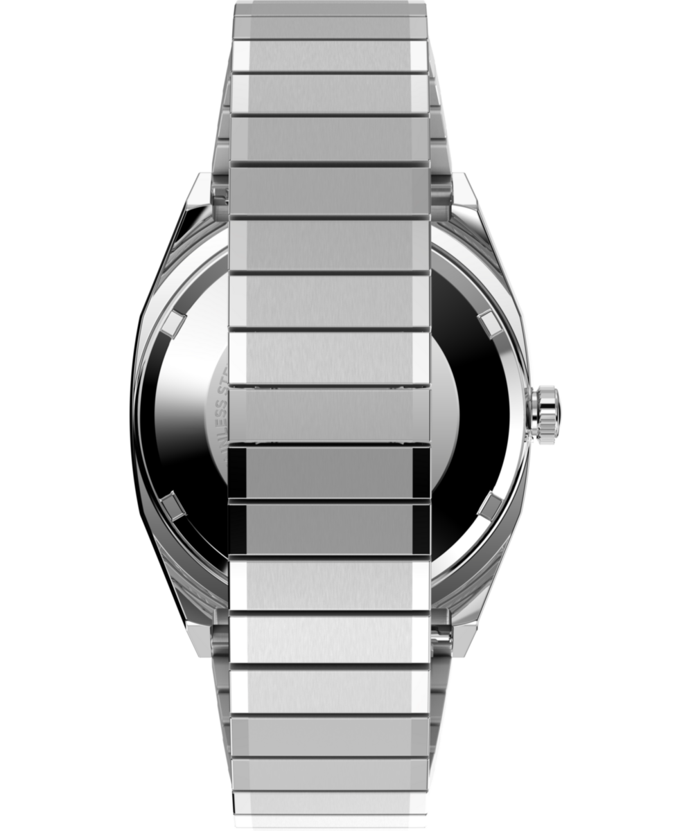 Timex Automatic 1983 E Line 34mm Stainless Steel Expansion Band Watch