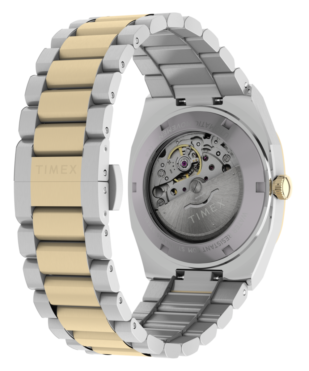 Timex Automatic E Line 38mm Stainless Steel Bracelet Watch