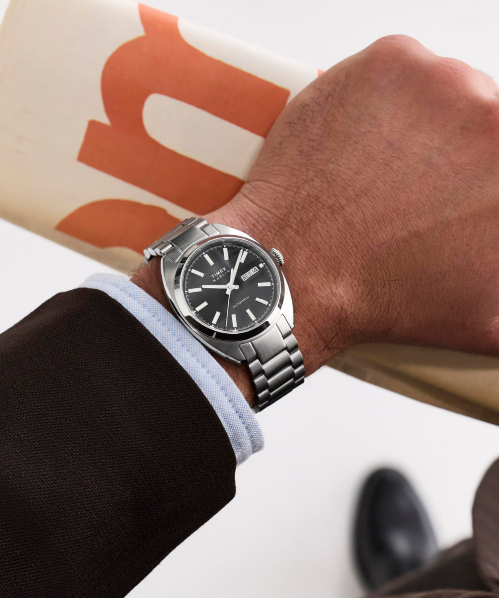 Marlin Draper Automatic 37mm Stainless Steel Bracelet Watch
