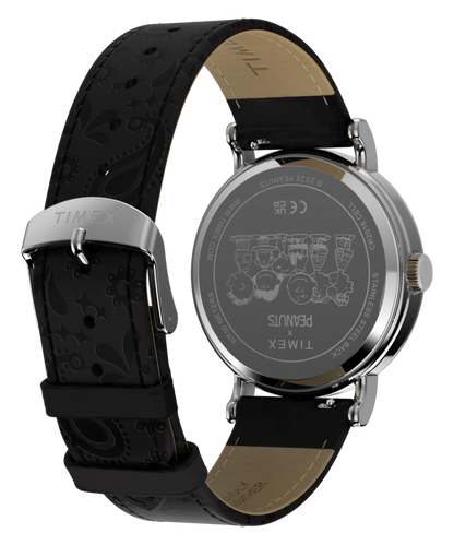 Peanuts x Timex Weekender Day of the Dead 40mm Leather Strap Watch